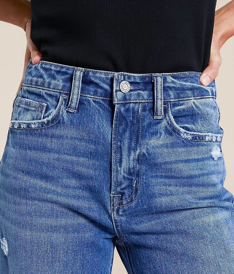 Kris Baggy Wide Leg Stretch Cuffed Jean