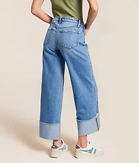 Kris Baggy Cropped Wide Leg Jean