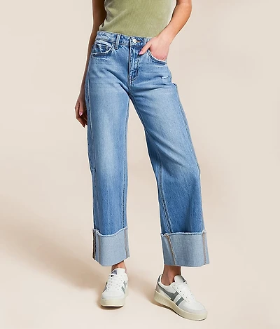 Kris Baggy Cropped Wide Leg Jean