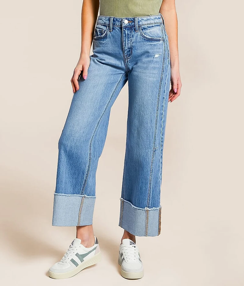 Kris Baggy Cropped Wide Leg Jean