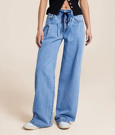 Olivia Baggy Wide Leg Stretch Jean