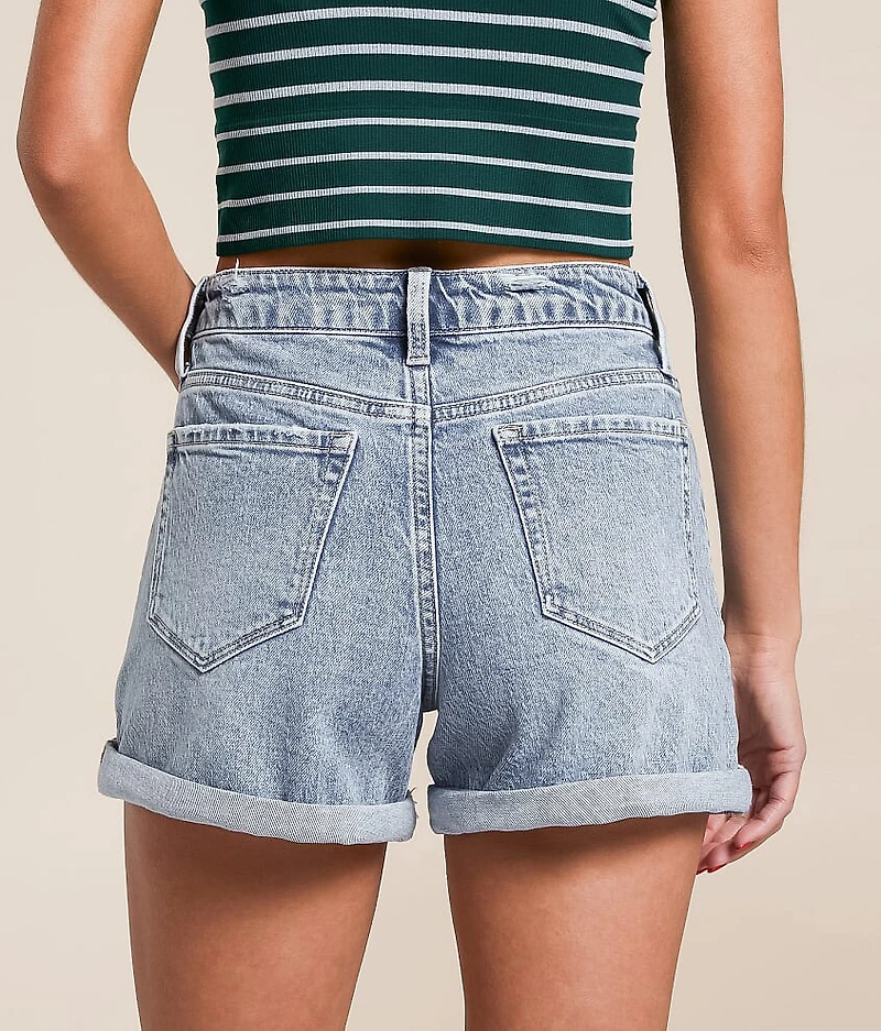 Rebecca High Rise Cuffed Stretch Short