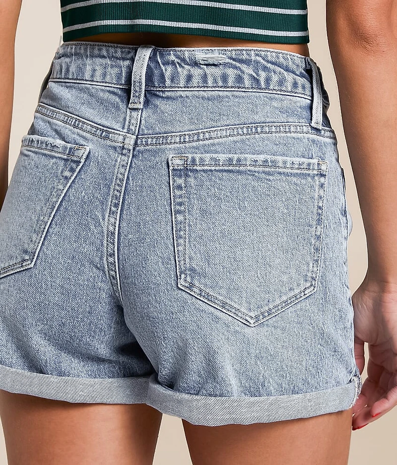 Rebecca High Rise Cuffed Stretch Short