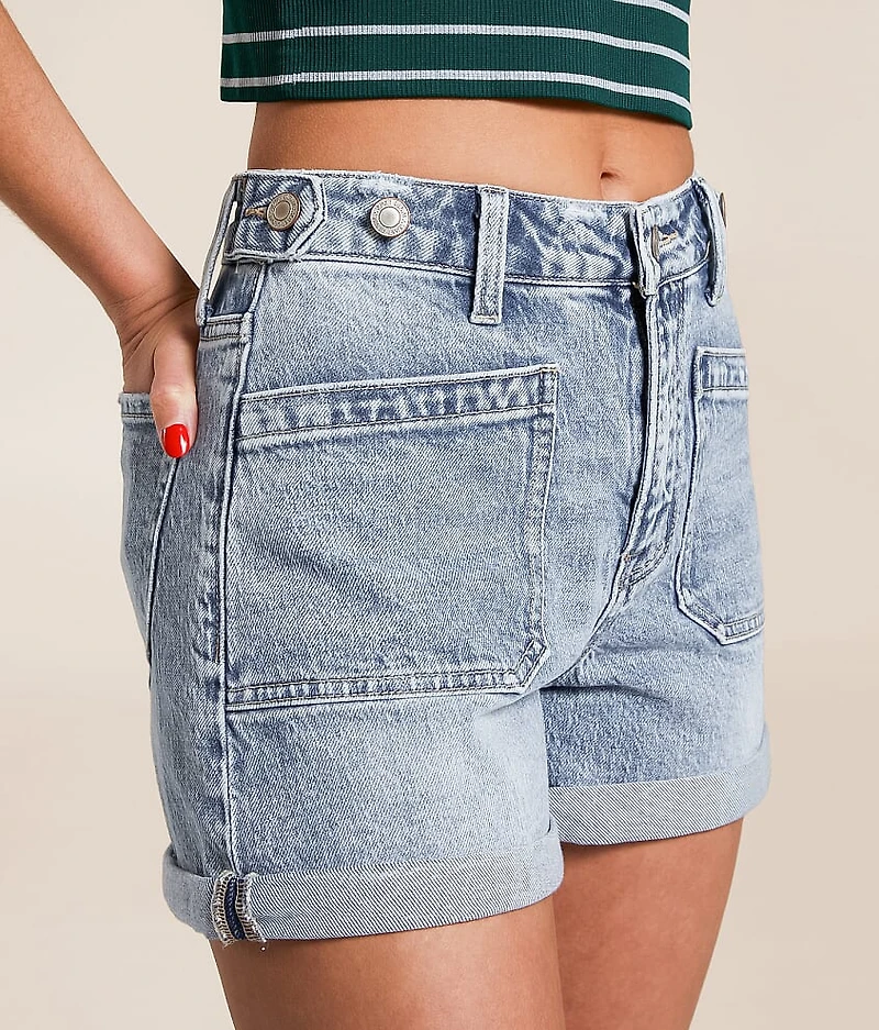 Rebecca High Rise Cuffed Stretch Short