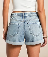 Rebecca High Rise Cuffed Stretch Short