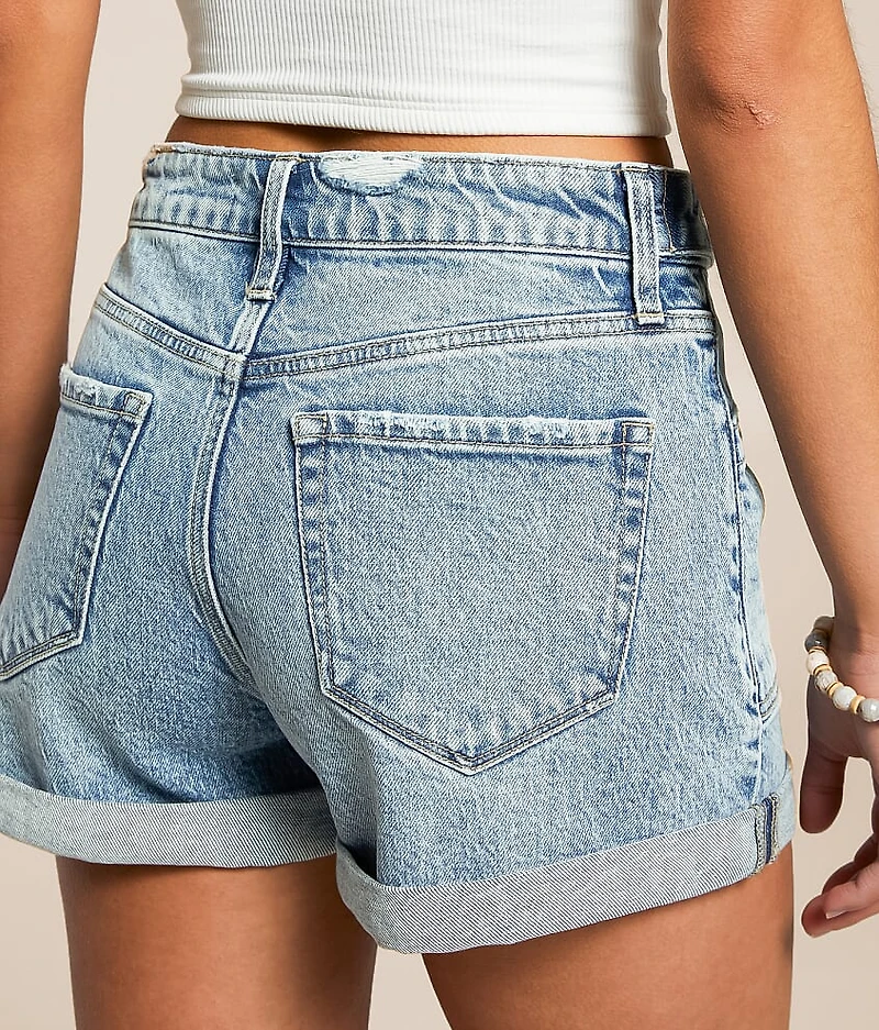 Rebecca High Rise Cuffed Stretch Short