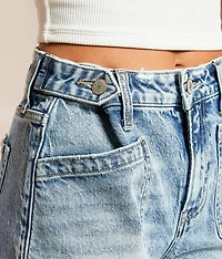 Rebecca High Rise Cuffed Stretch Short