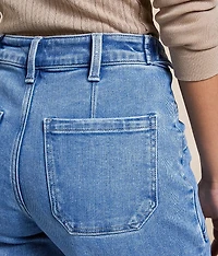Olivia Cropped Wide Leg Stretch Jean