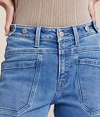 Olivia Cropped Wide Leg Stretch Jean