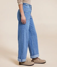 Olivia Cropped Wide Leg Stretch Jean