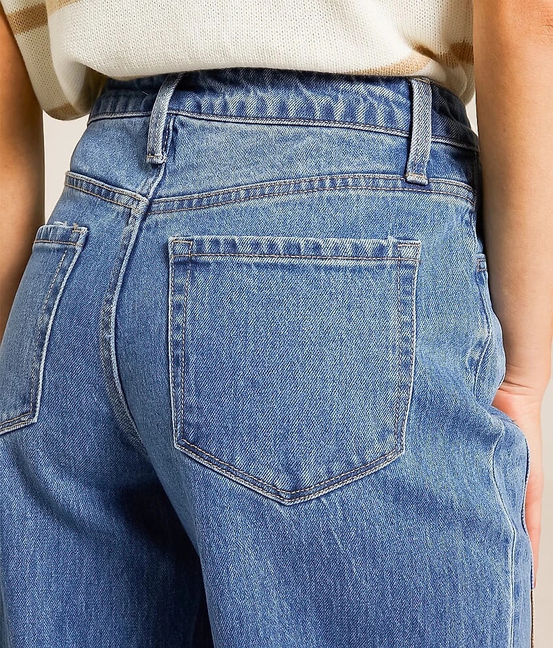 Kris Baggy Wide Leg Stretch Cuffed Jean