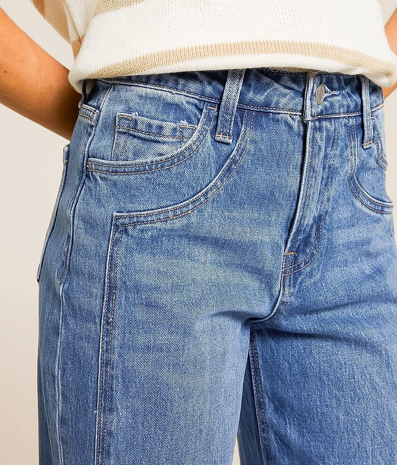 Kris Baggy Wide Leg Stretch Cuffed Jean