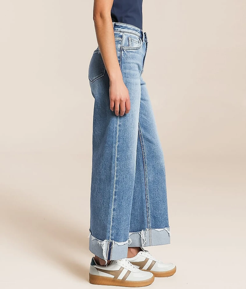 Kris Baggy Cropped Wide Leg Stretch Jean