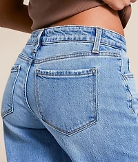 Aubrey Low Rise Baggy Wide Leg Strech Jean