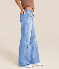 Aubrey Low Rise Baggy Wide Leg Strech Jean