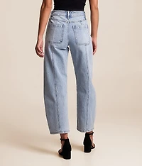 Kate Rhinestone Barrel Jean