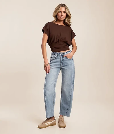 Kate High Rise Barrel Stretch Jean