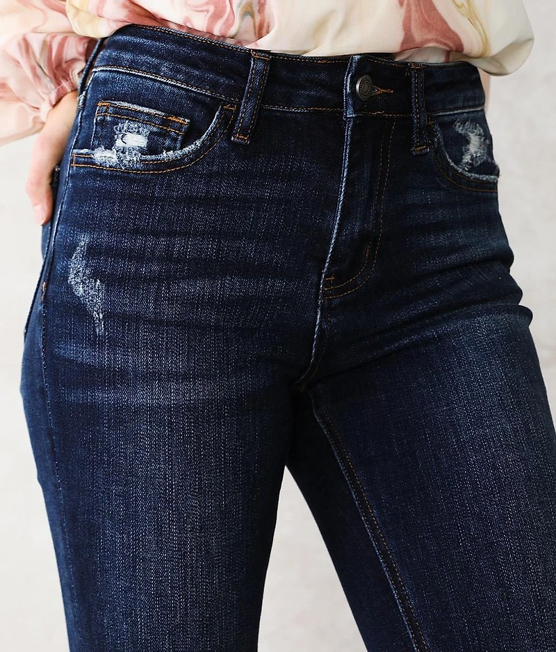 VERVET High Rise Flare Stretch Jean