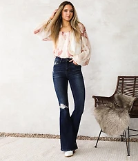 VERVET High Rise Flare Stretch Jean