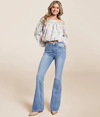 Bella High Rise Flare Stretch Jean