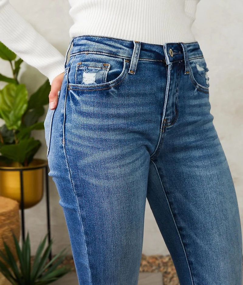 VERVET High Rise Flare Stretch Jean