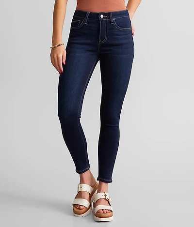 High Rise Ankle Skinny Stretch Jean