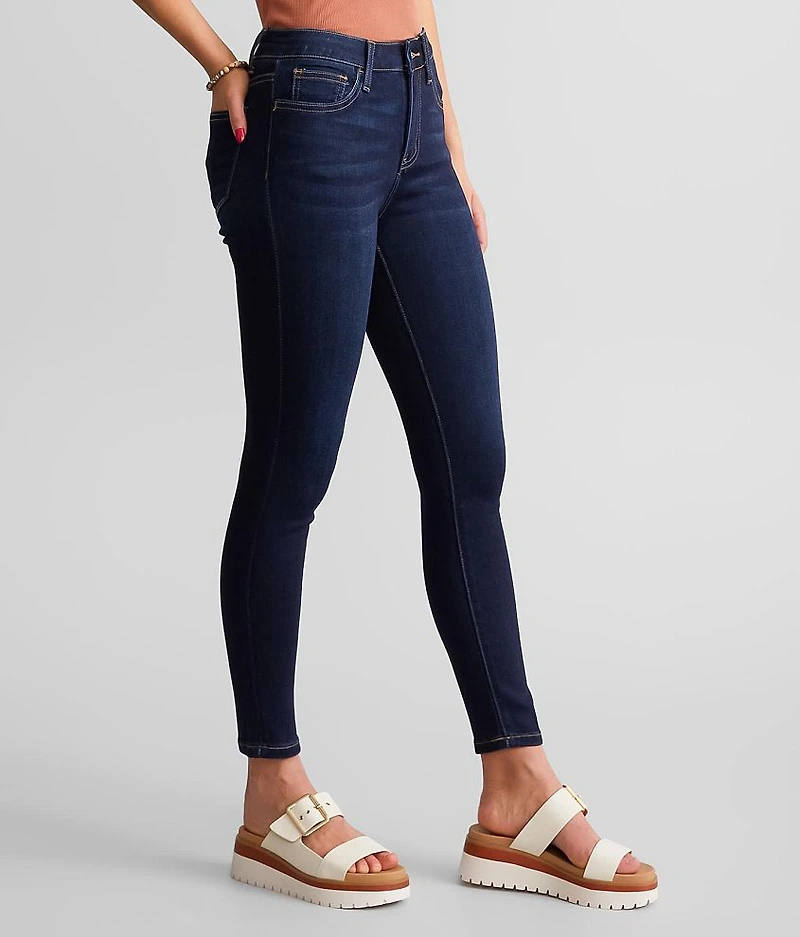High Rise Ankle Skinny Stretch Jean