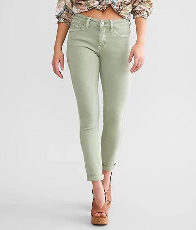 Mid-Rise Ankle Skinny Stretch Jean
