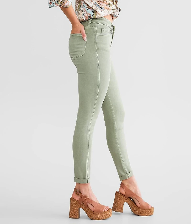Mid-Rise Ankle Skinny Stretch Jean