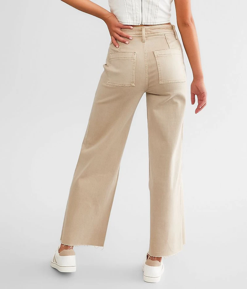 Cropped Wide Leg Pant