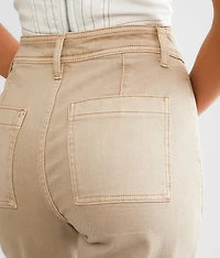 Cropped Wide Leg Pant