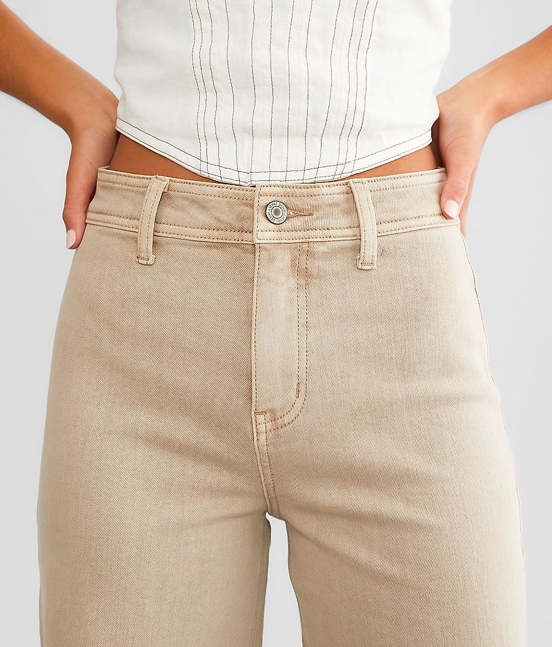 Cropped Wide Leg Pant