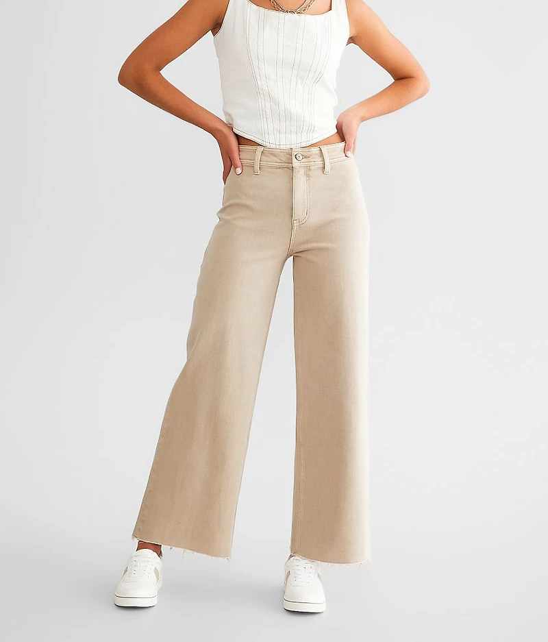 Cropped Wide Leg Pant
