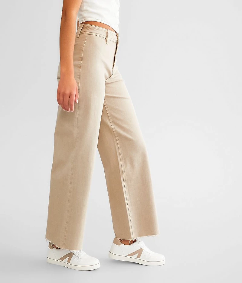 Cropped Wide Leg Pant