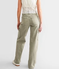 Lindsey Wide Leg Stretch Cargo Pant