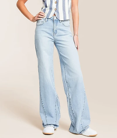 VERVET Olivia High Rise Wide Leg Stretch Jean