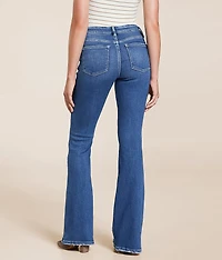 Bella Mid-Rise Flare Stretch Jean