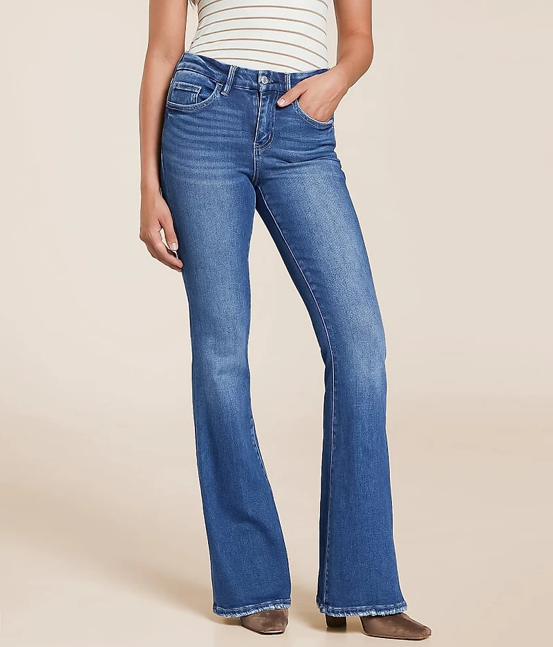 Bella Mid-Rise Flare Stretch Jean