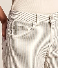 Kate High Rise Striped Barrel Jean