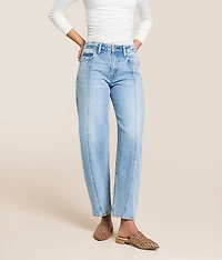 Kate Rhinestone & Stud Barrel Jean