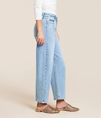 Kate Rhinestone & Stud Barrel Jean