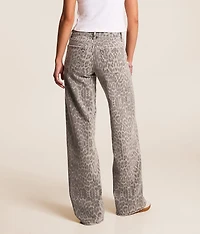 Olivia Leopard Wide Leg Jean