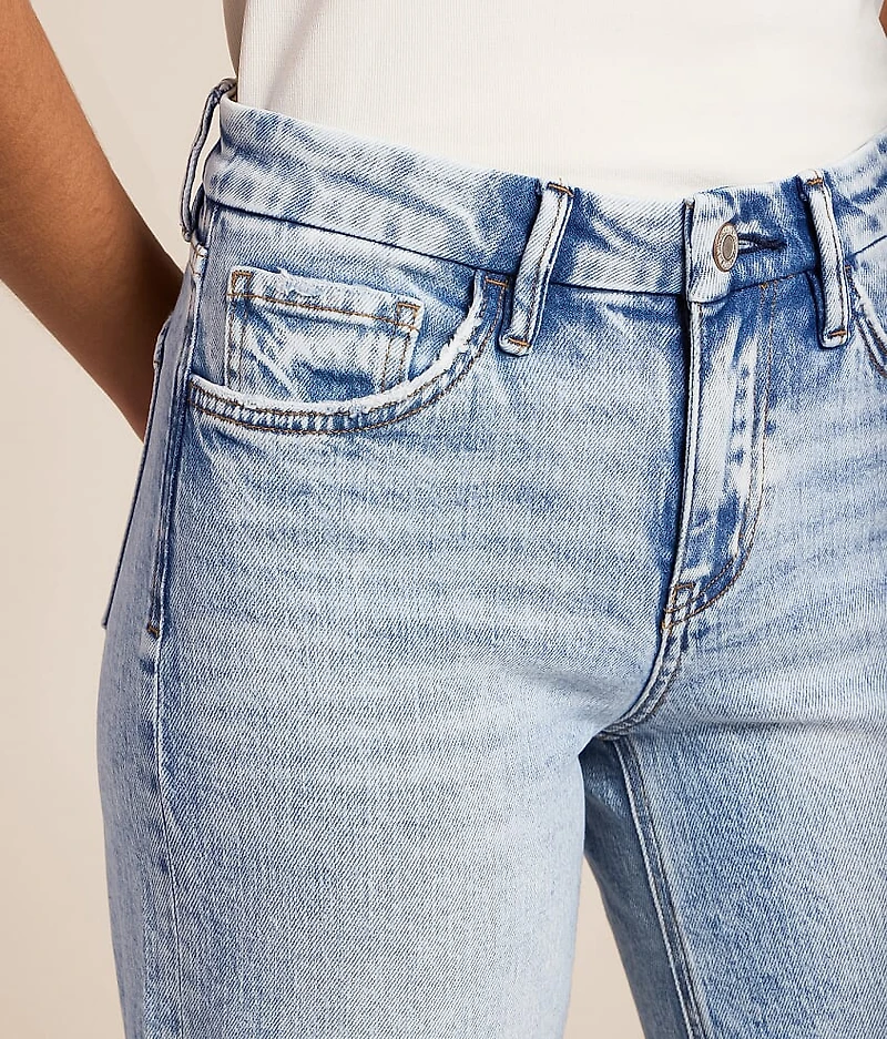 Olivia Cropped Wide Leg Stretch Jean
