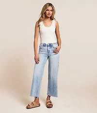 Olivia Cropped Wide Leg Stretch Jean