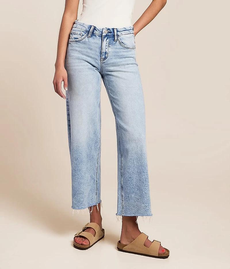 Olivia Cropped Wide Leg Stretch Jean