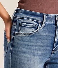 Olivia Cropped Wide Leg Stretch Jean