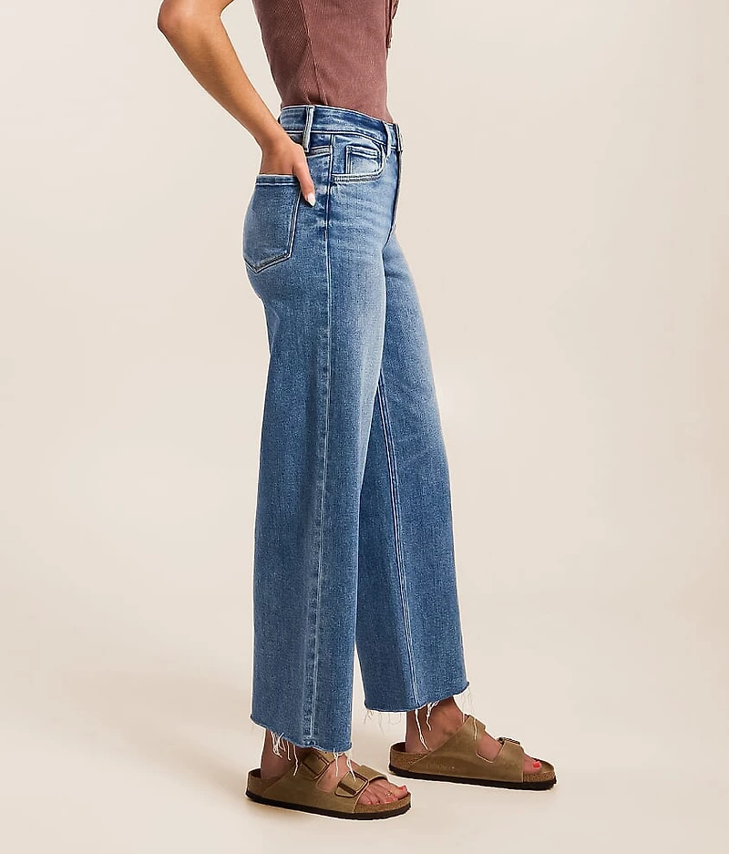 Olivia Cropped Wide Leg Stretch Jean