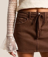 Claudia Mini Denim Stretch Skort