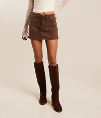 Claudia Mini Denim Stretch Skort