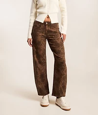 Kate Floral Barrel Stretch Jean